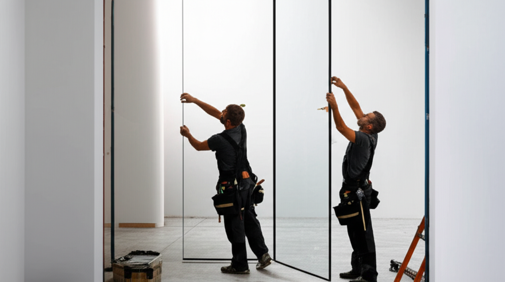 Glass Door Installation