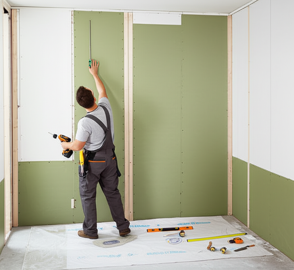Moisture-Resistant Drywall
